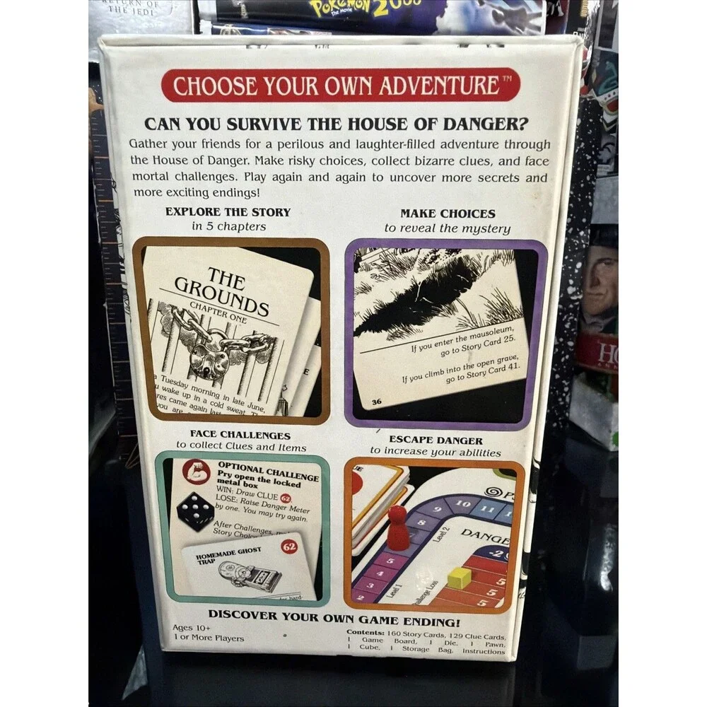 Choose Your Own Adventure House of Danger Board Game Z-Man Cards Sealed